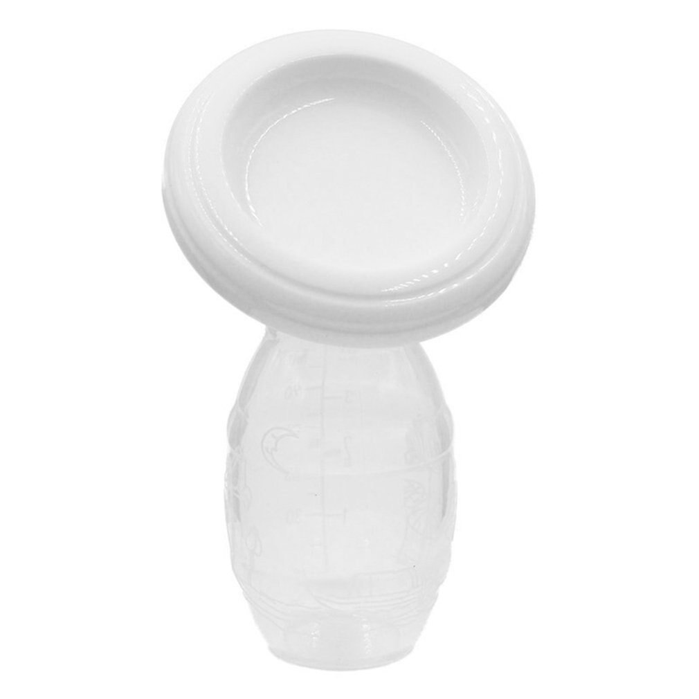 Silicone manual breast pump