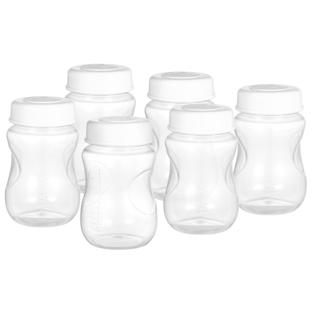 Breastmilk storage bottles